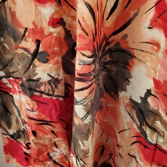 Floral dress Lane Bryant sz 16 - Picture 4 of 4